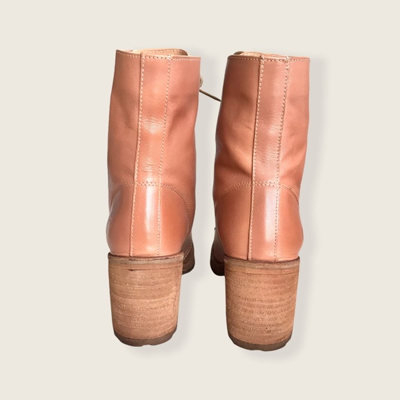 Frye Karen Rose Leather Combat LaceUp Ankle Boots - Picture 12 of 16